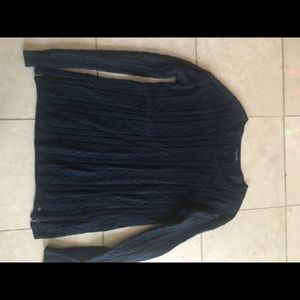 American Eagle large cable knit sweater